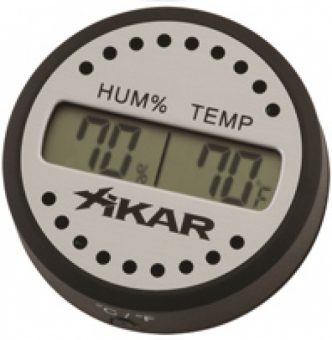 Xikar Digital Hygrometer rund 