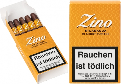 10 Stück Zino Zigarren Nicaragua Short Puritos 